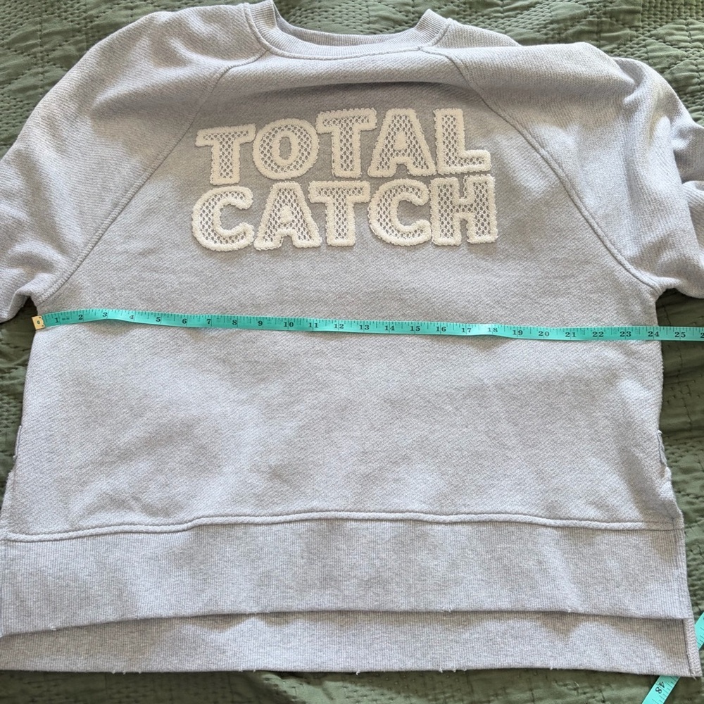 Aerie Light Gray Cozy Girl Sweatshirt - Picture 5 of 6